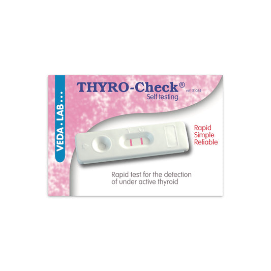 Thyrid test kit on a white background