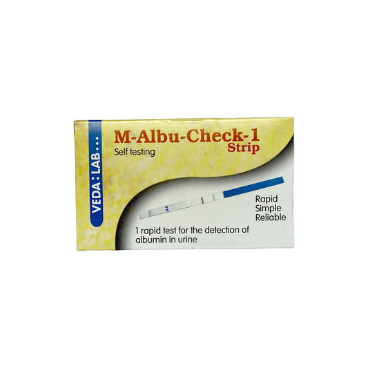 UK Distributor of VEDALAB m-Albu-Check Microalbumin Self Test Kit