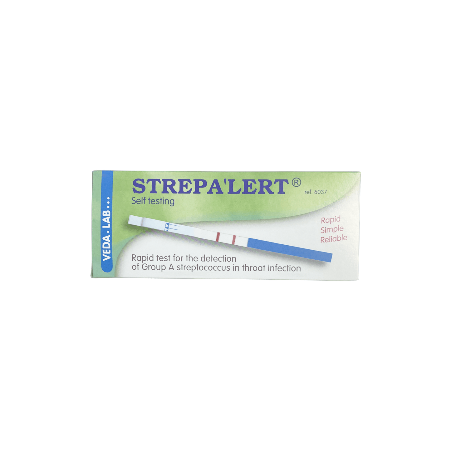 UK Distributor of VEDALAB STREP-ALERT Throat Infection Self Test